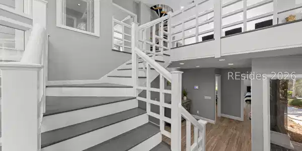 Image 3: stairs to second level Image 3: stairs to second level