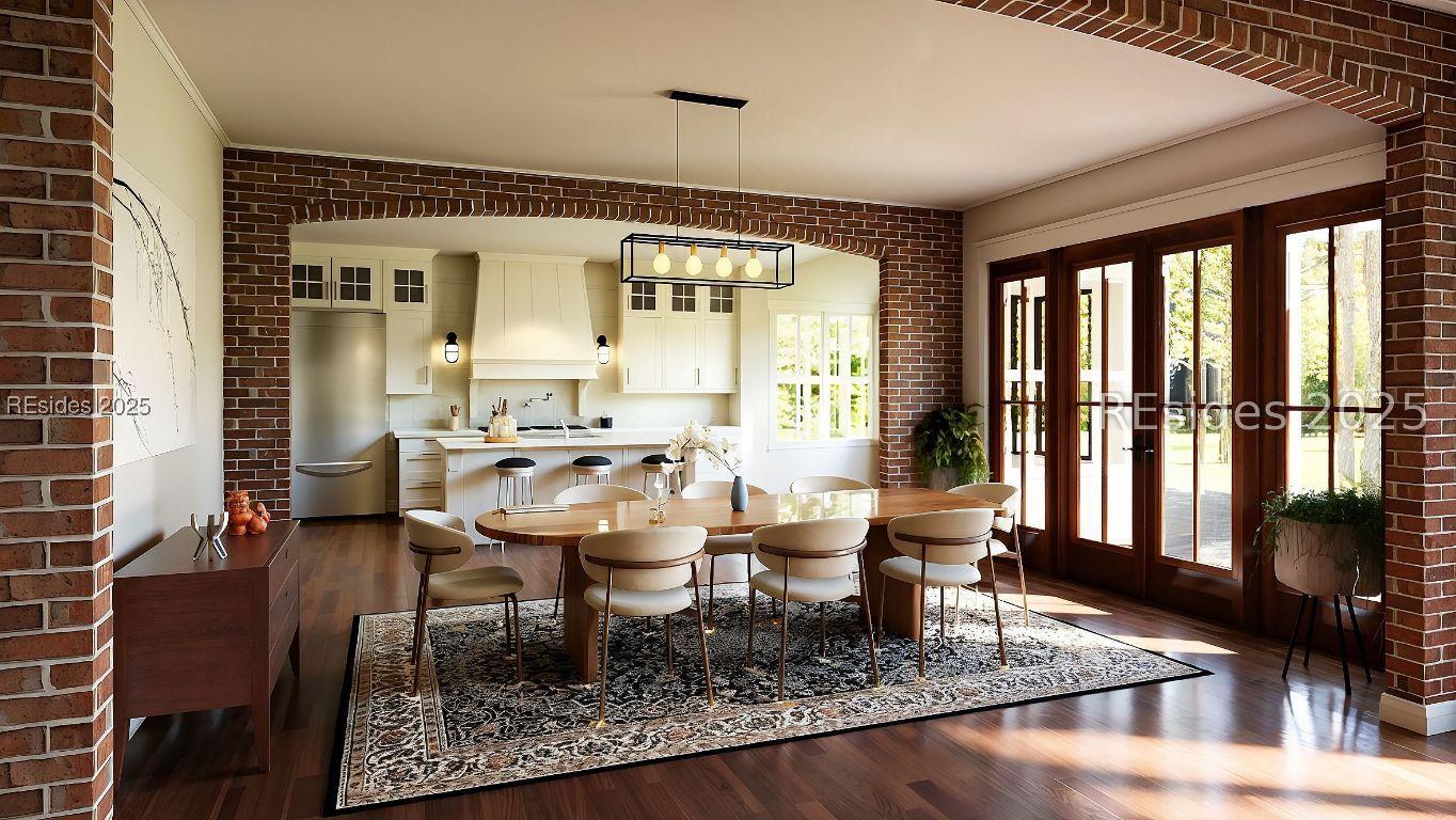 Image 3: Artist rendering. Finish will not be brick trim.