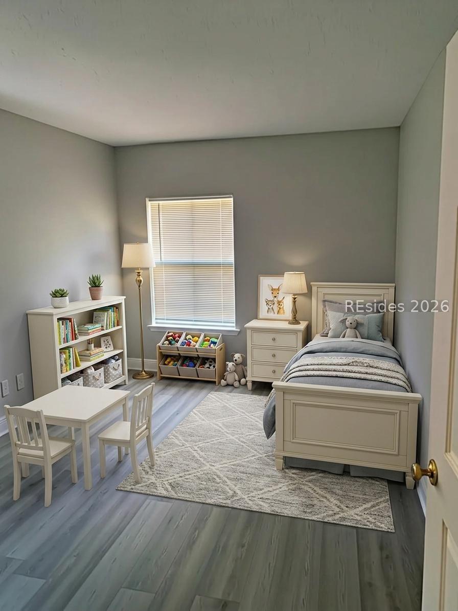 Image 4: Bdrm 2 with LVP flooring. Virtual staging Image 4: Bdrm 2 with LVP flooring. Virtual staging