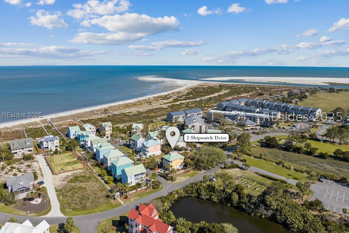 Image 2: Drone view: home, rookery/lagoon, beaches