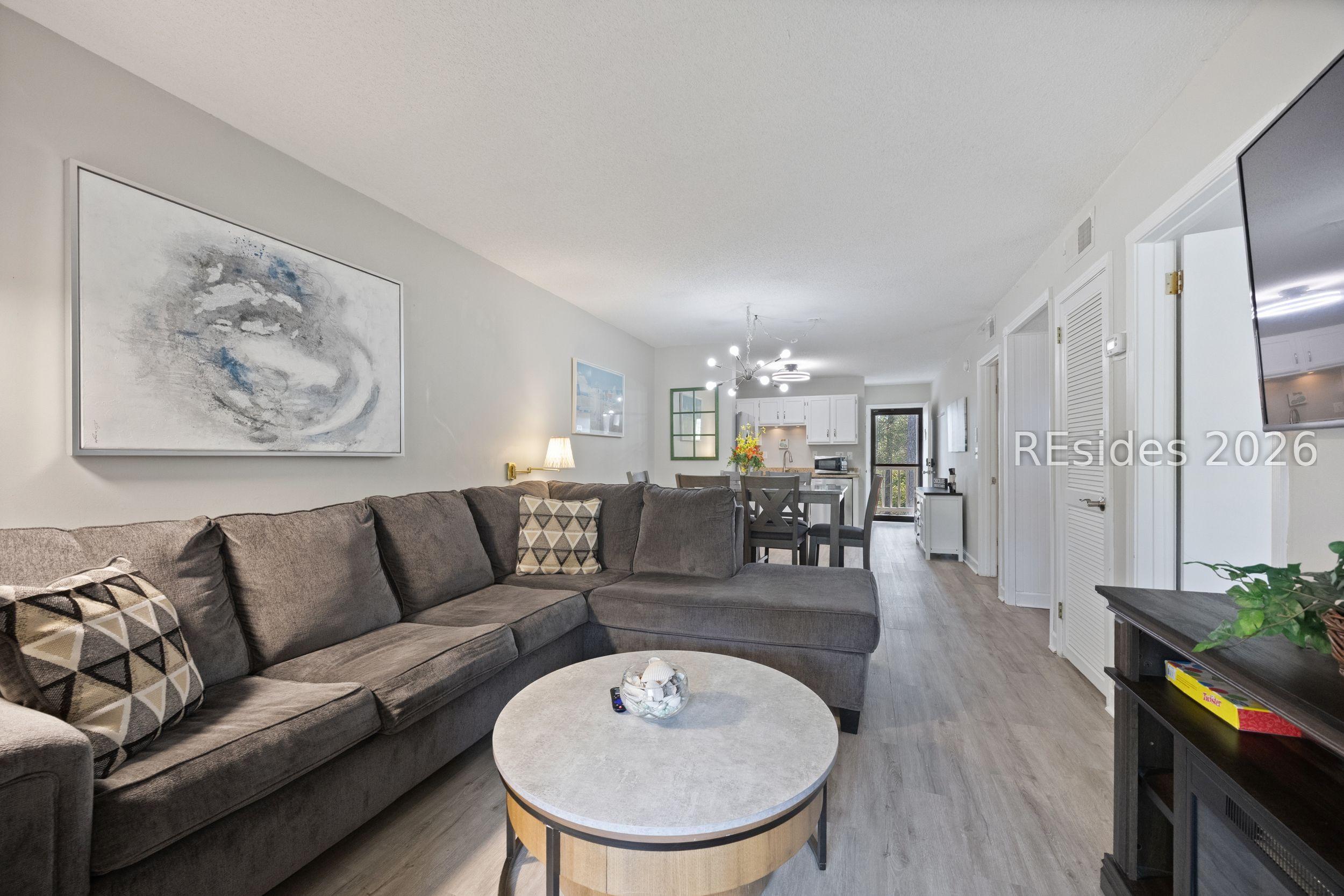 Image 2: Relax in the open family room.