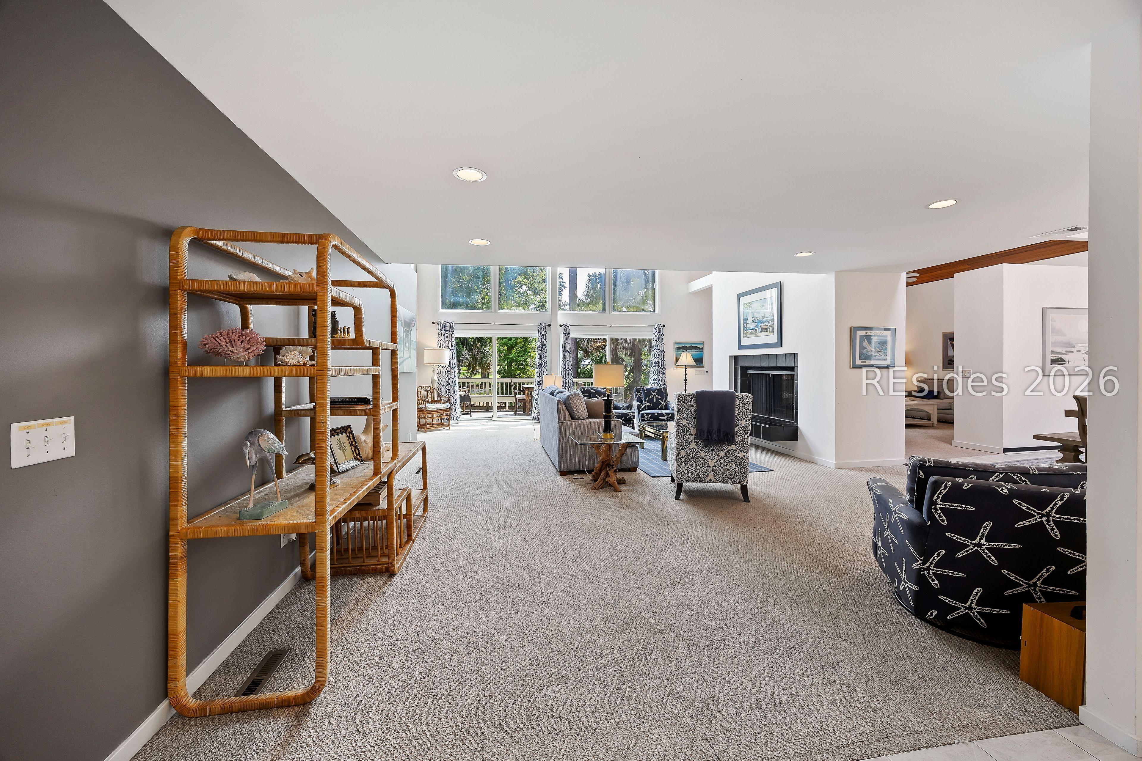 Image 4: Living are3a with fireplace