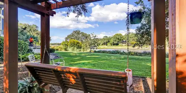 Image 3: Swing overlooking Millers Pond Image 3: Swing overlooking Millers Pond