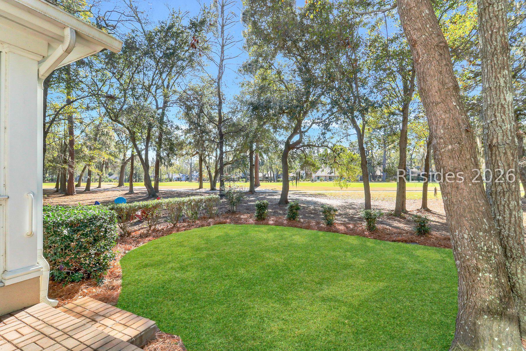 Image 4: Backyard with Golf View