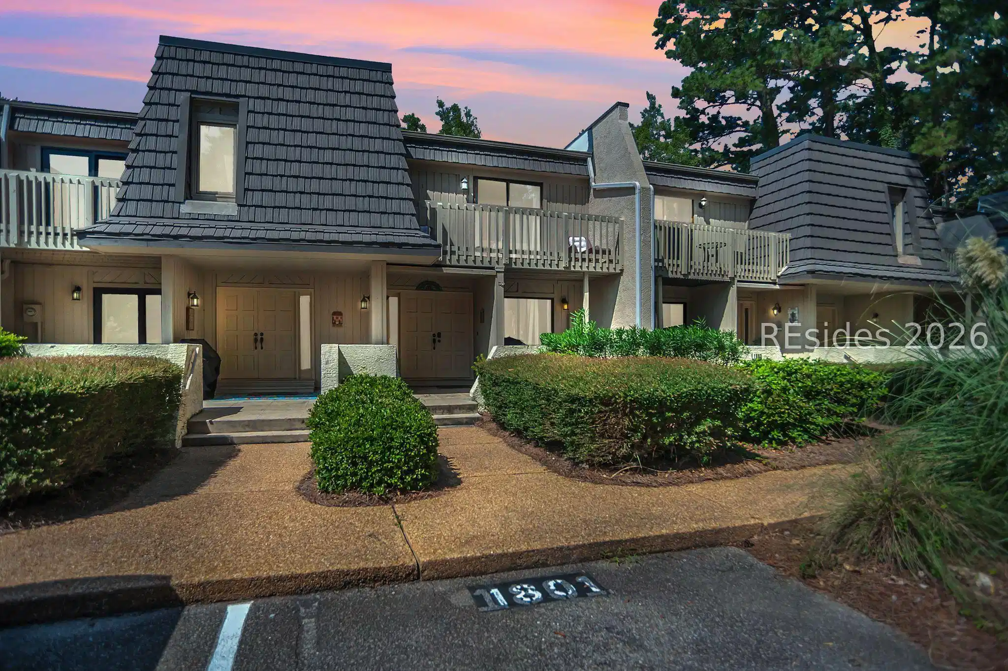 Image 1: #1804 Golfmaster. Lovely townhome pictured at dusk Image 1: #1804 Golfmaster. Lovely townhome pictured at dusk