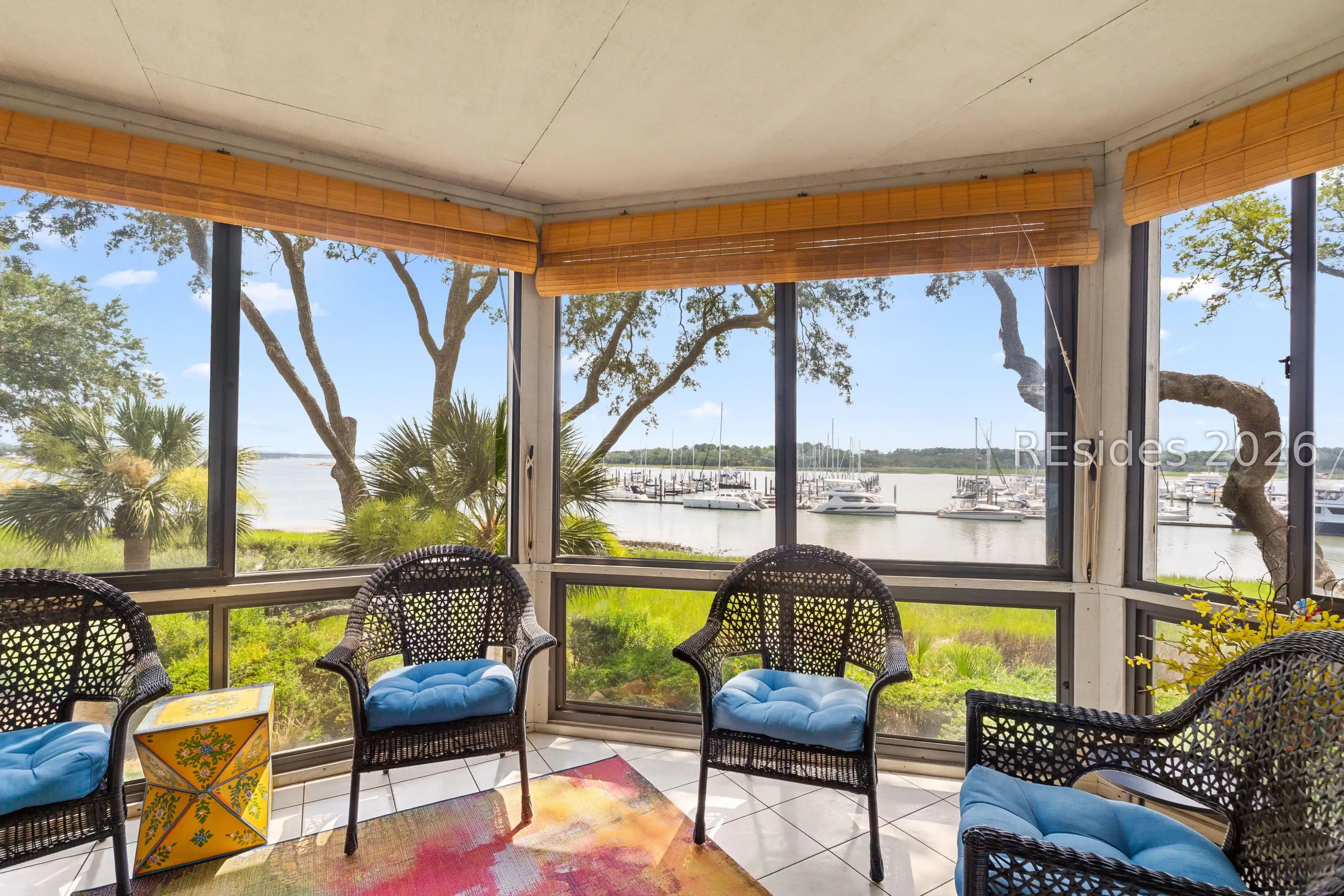 Image 1: Screened-in Back Porch