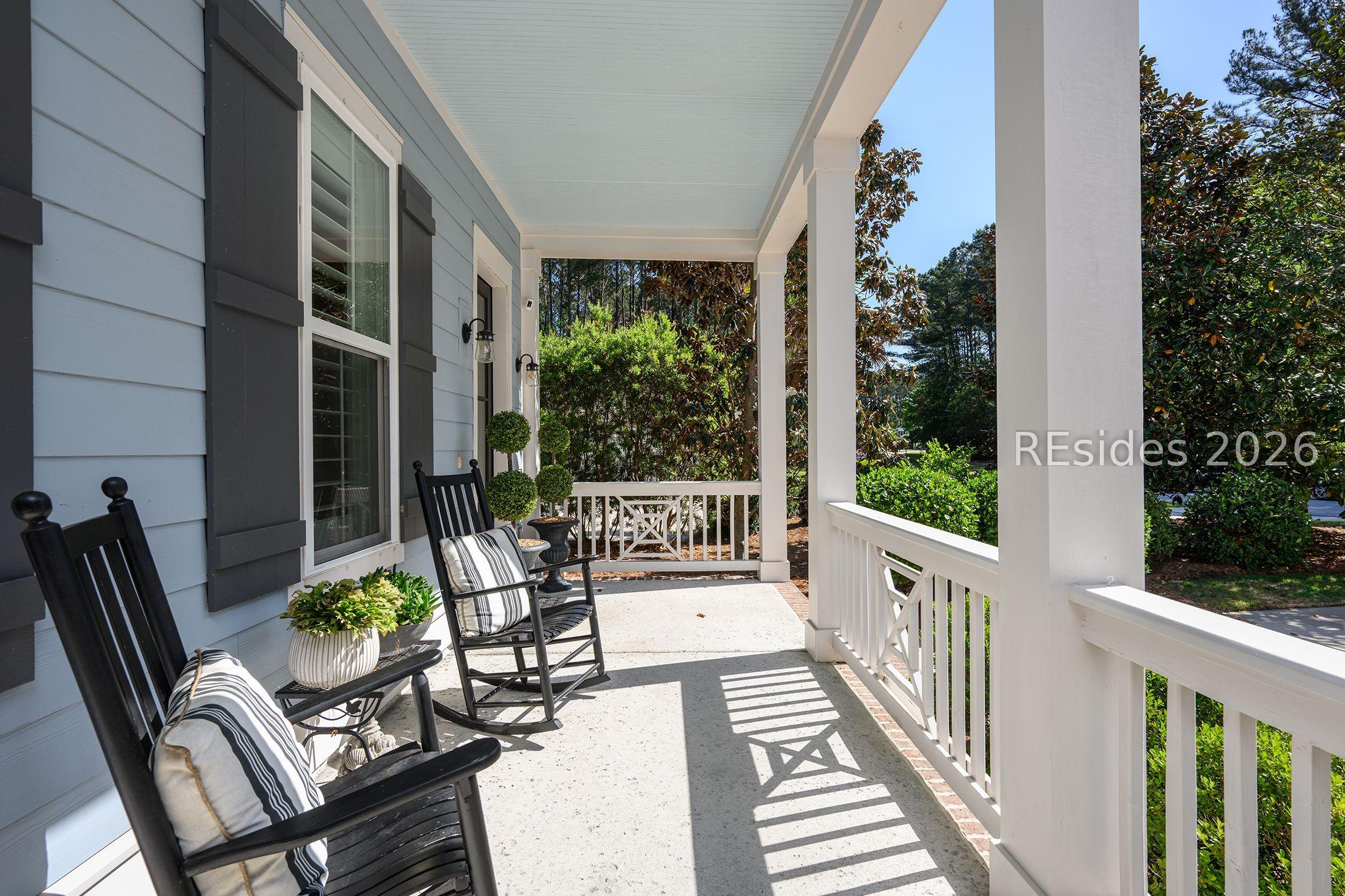 Image 3: Front porch with ceiling fan. Image 3: Front porch with ceiling fan.