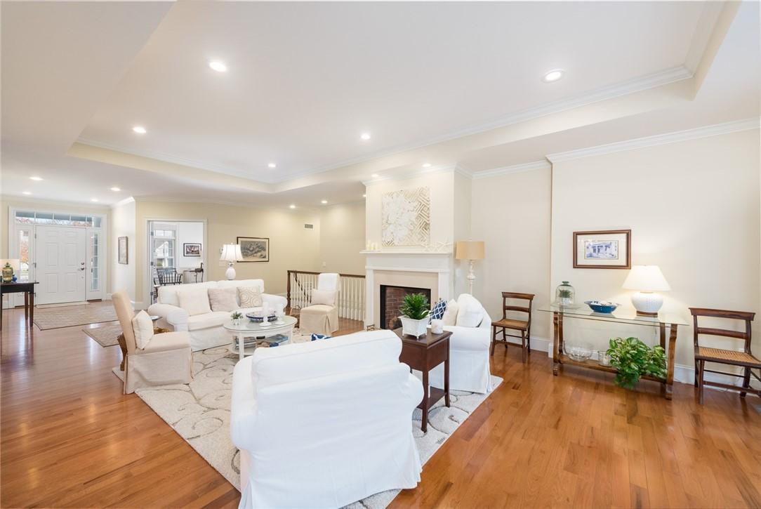 Image 4: A large and expansive living room features a tray