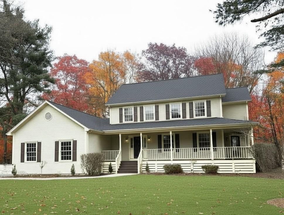 Image 1: Beautiful Four bed colonial with wrap around deck