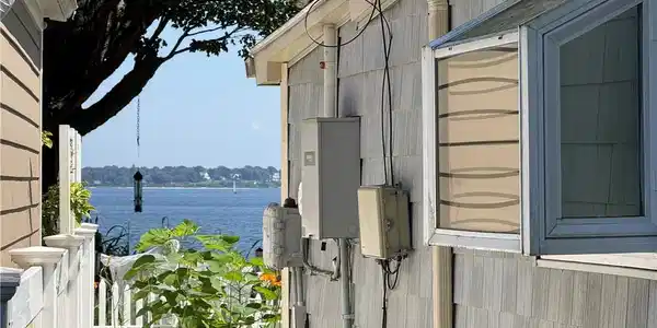 Image 2: Water view at rear of the house