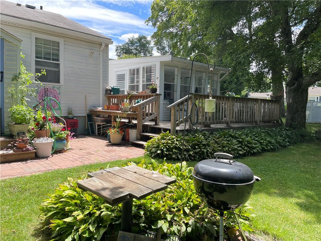 Image 2: View of the deck and patio space.