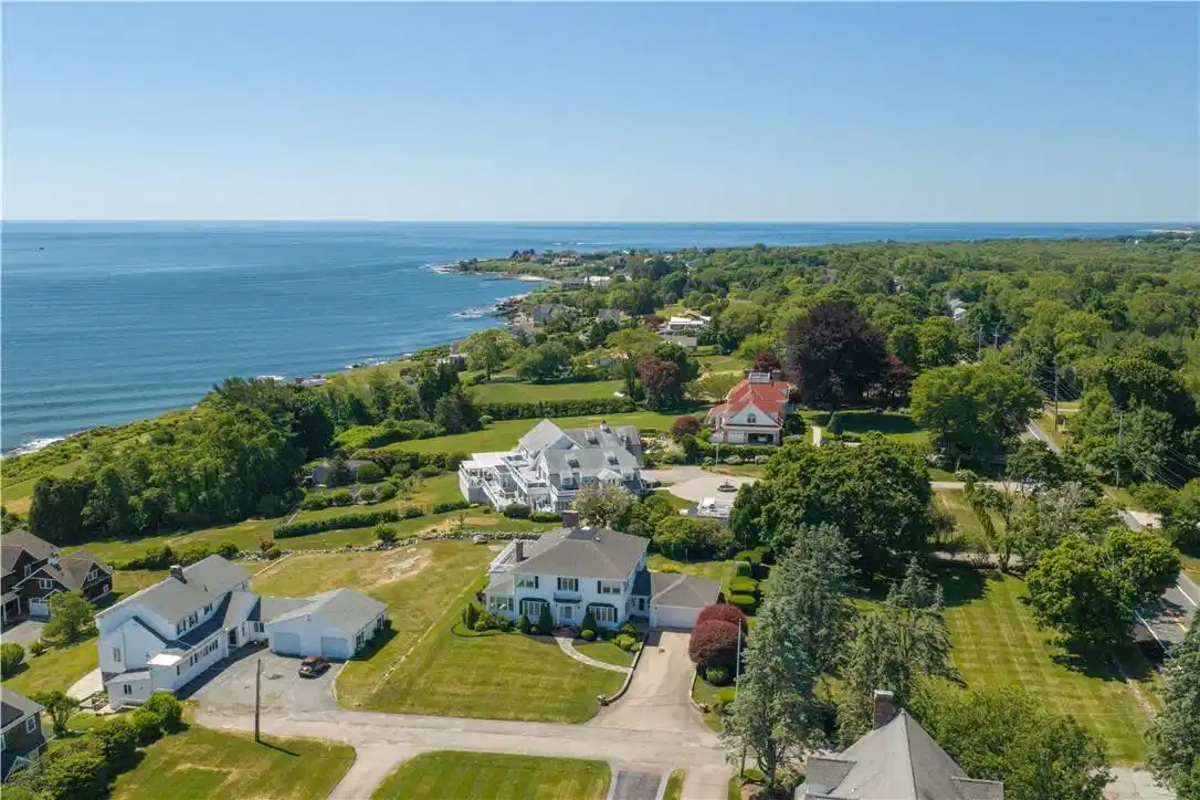 Image 1: View of this classic 1945 Colonial & the RI Coastl