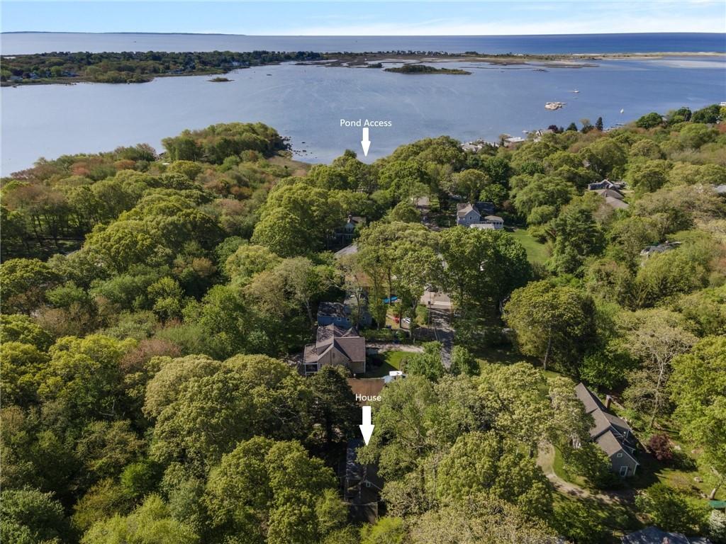 Image 1: House location steps to Quonnie Pond