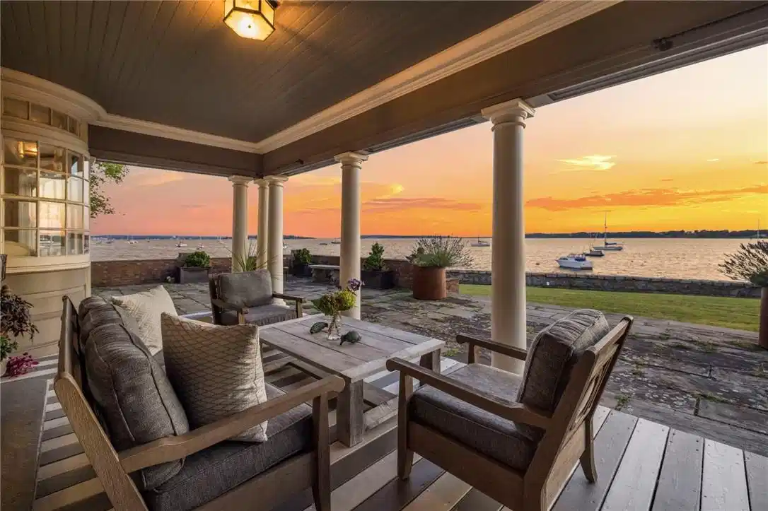 Image 1: Enjoy gorgeous sunsets from the "outdoor living ro