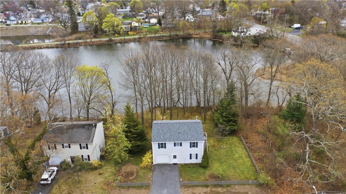Image 4: Aerial of estuary out in back of house.