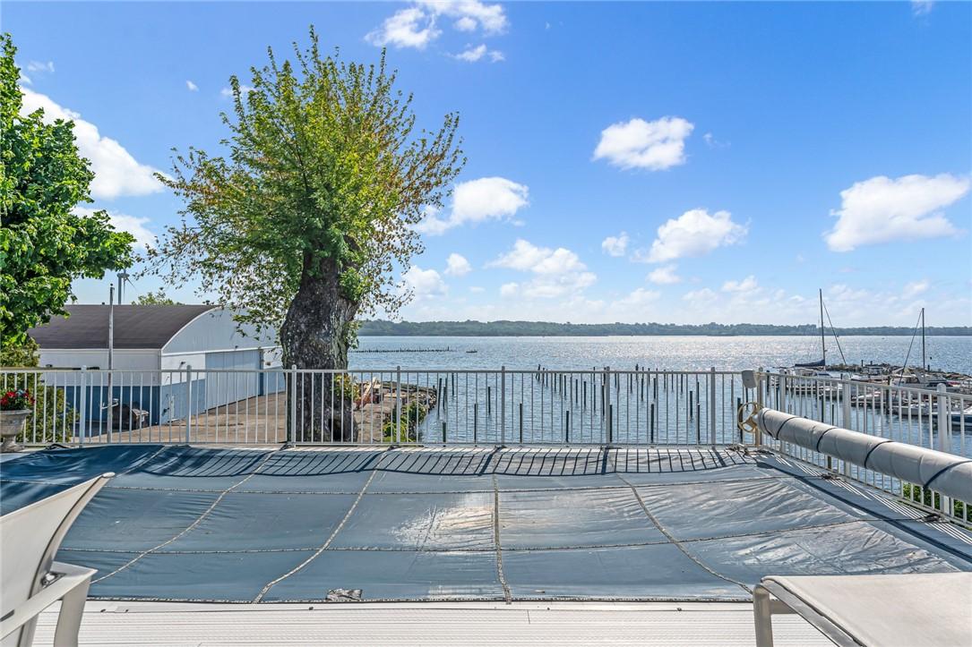 Image 3: The inviting pool is beautifully positioned to tak