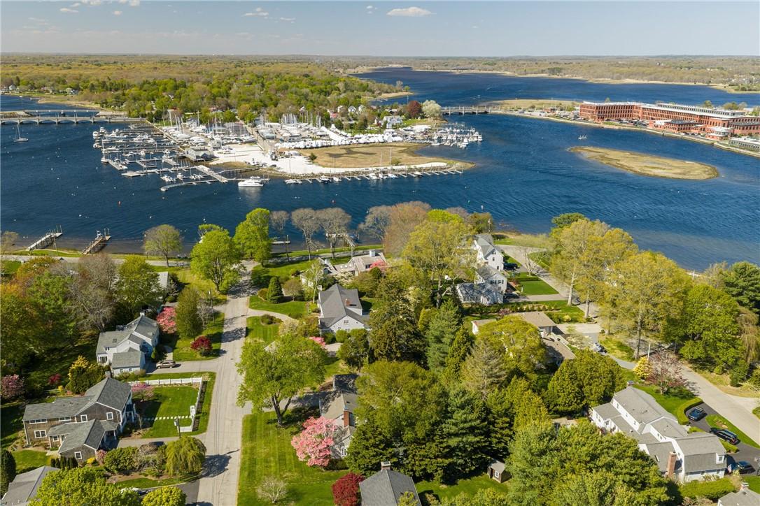 Image 2: Aerial view of Harbor and Barrington Yacht Club