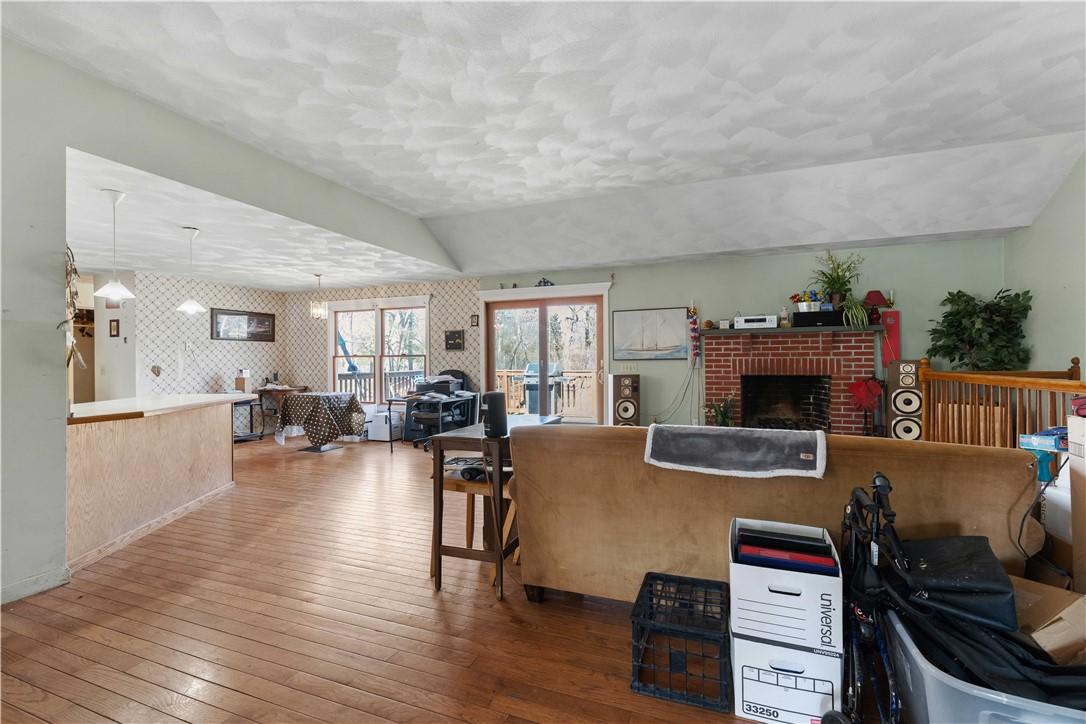 Image 4: Open floor plan seen with living room
