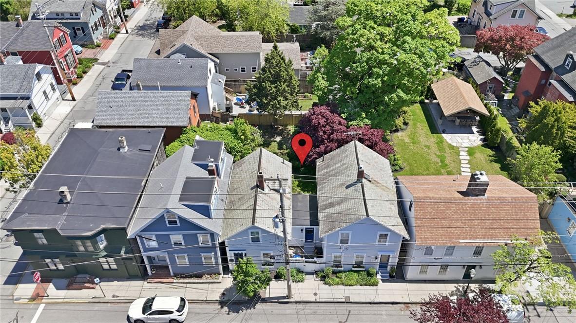 Image 4: Aerial vantage of the two homes