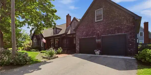 Image 3: Front of property from garage.
