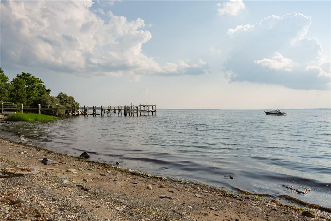 Image 1: Shoreline of the property on Narragansett Bay