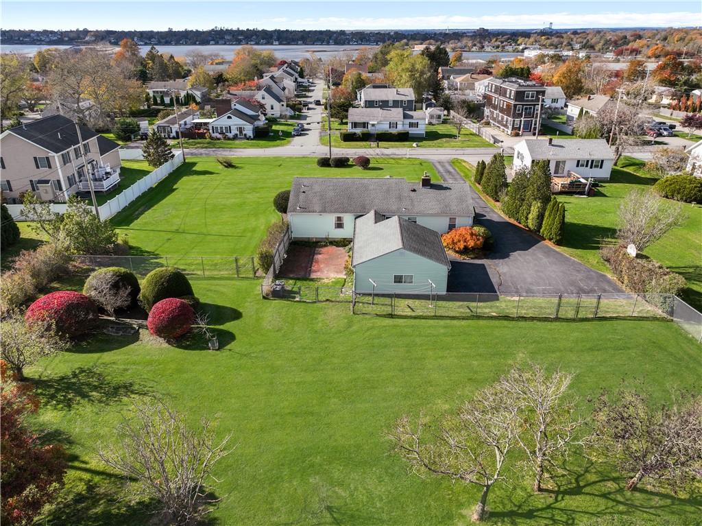 Image 2: Aerial - Rear of House & Yard