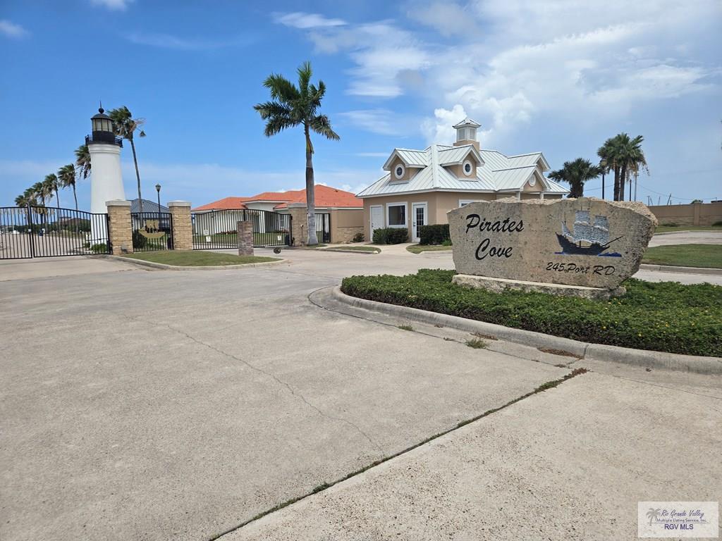 Image 2: Pirates Cove-Main Entrance, Gated Entry//Exit.
HOA Meeting/Security office.
