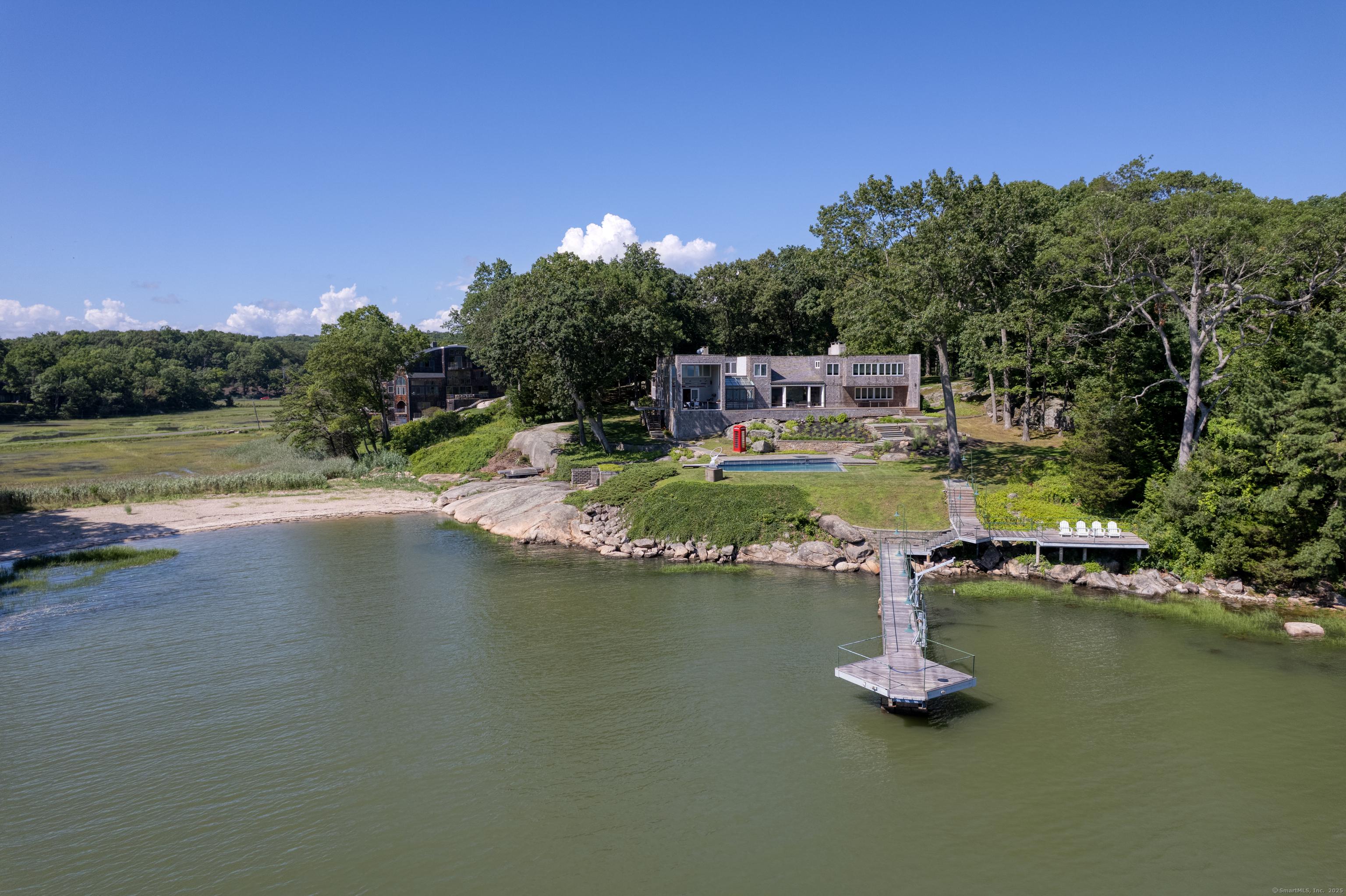 Image 1: Welcome to 51 Andrews Road in Guilford, CT. A one of a kind property offering unparalleled views and privacy.