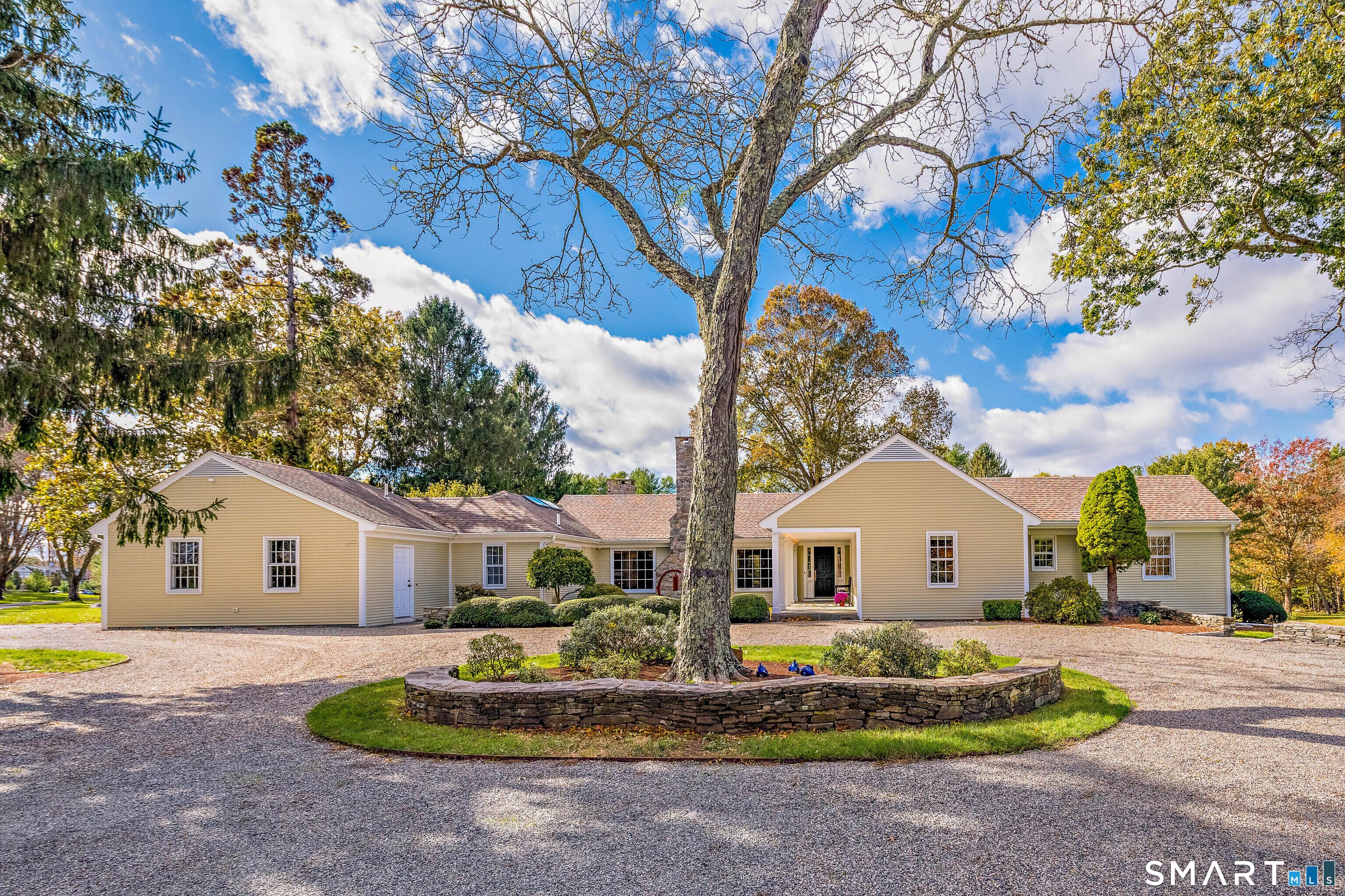 Image 1: The Best of One-Level Living. The Main House offers 4 Bedrooms with 3 Full and 2 Half Baths all on one level.