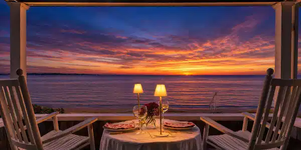 Image 3: Enjoy dinner in the evening with friends!