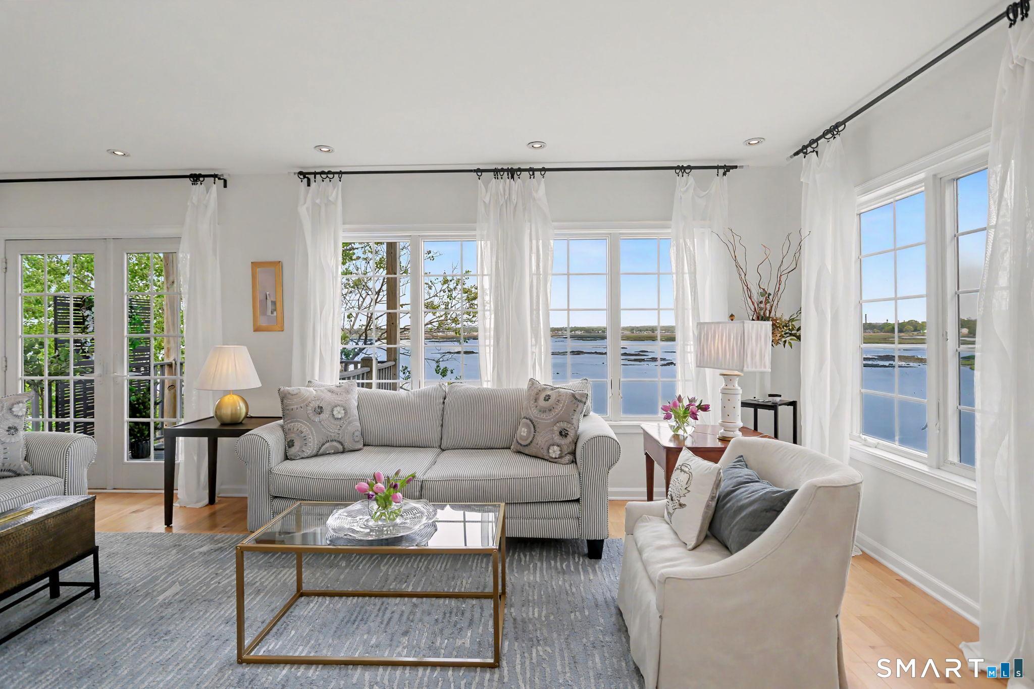 Image 4Living Room: Living Room with gorgeous water views.