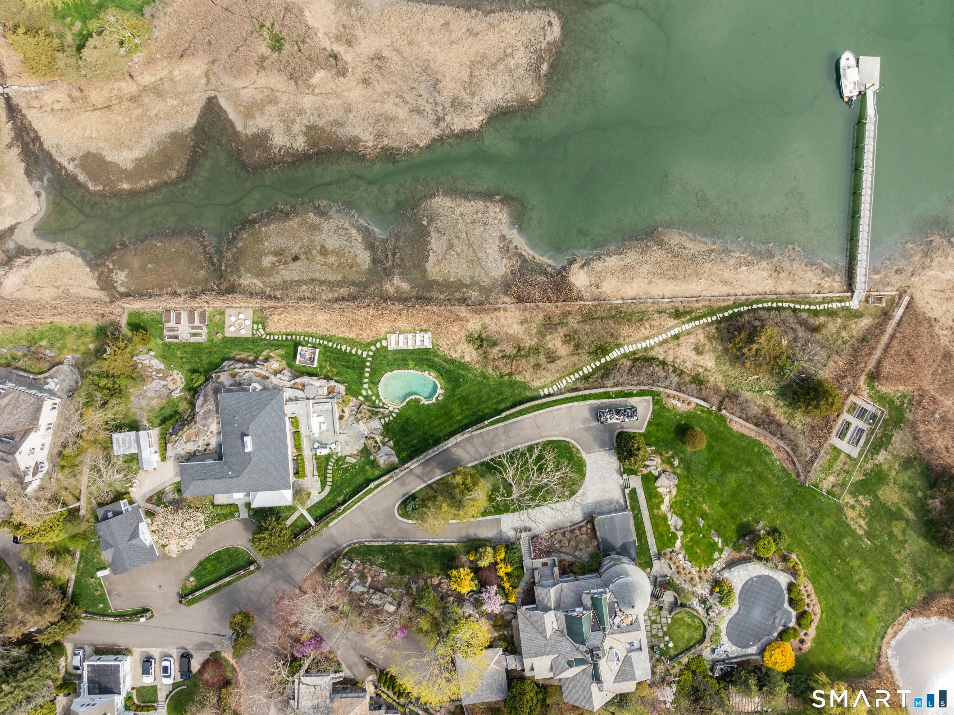 Image 2: Aerial view with Dock