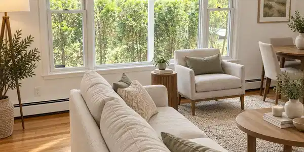 Image 4Living Room: Living Room with Picture Window.