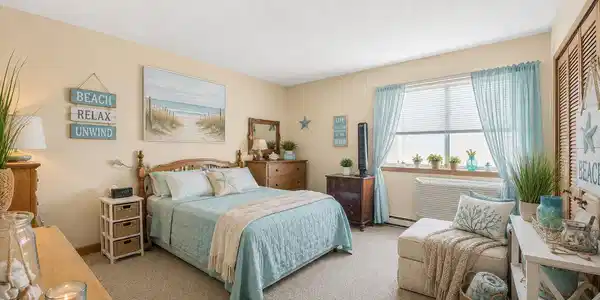 Image 4: Beach-inspired Bedroom with 2 closets and oversized window to allow plenty of natural light