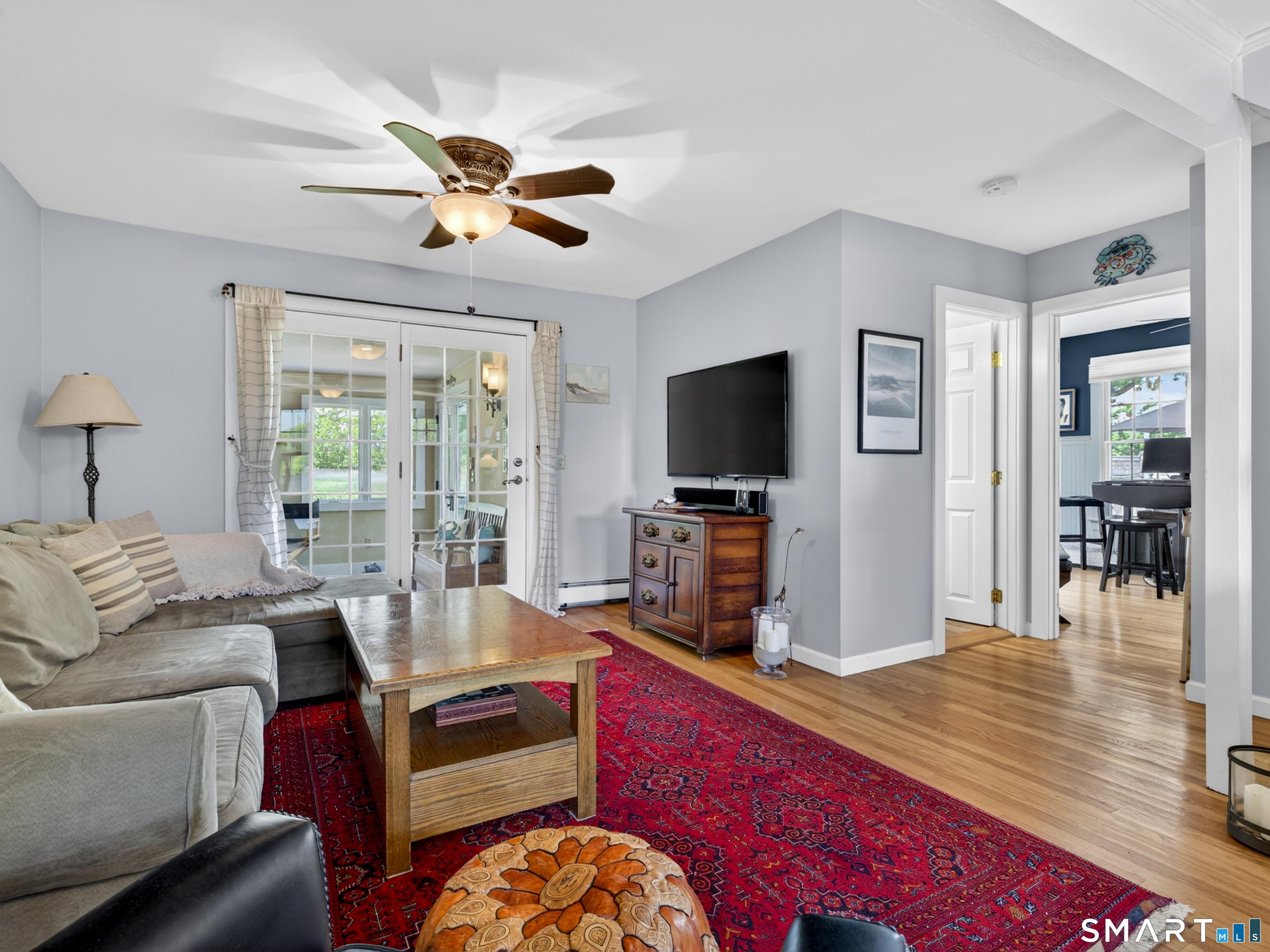 Image 4Living Room: Don't miss the view to the Hayden's Creek -- from practically every room...