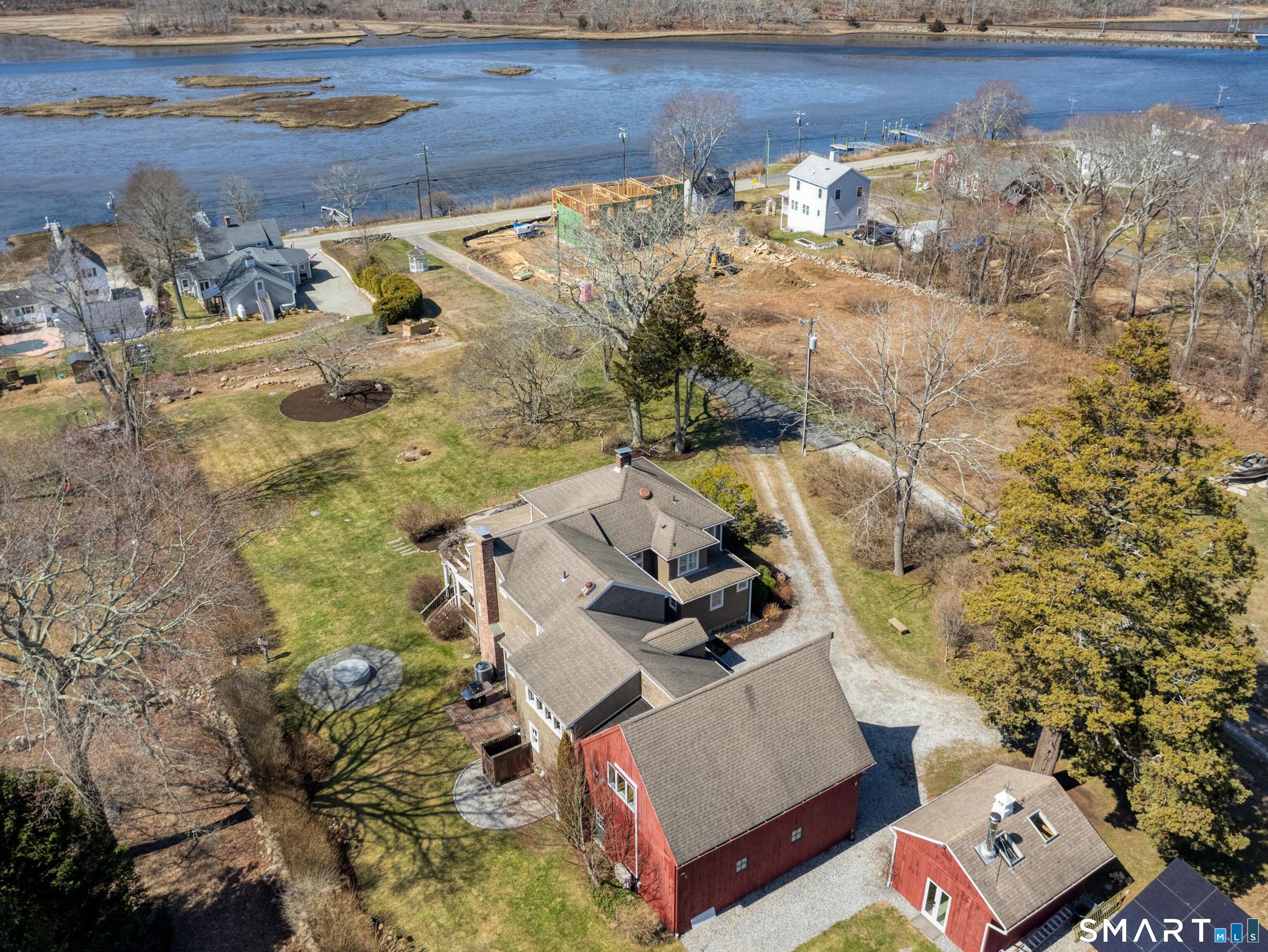 Image 2: Enjoy sweeping views of the Pattagansett River and LIS.