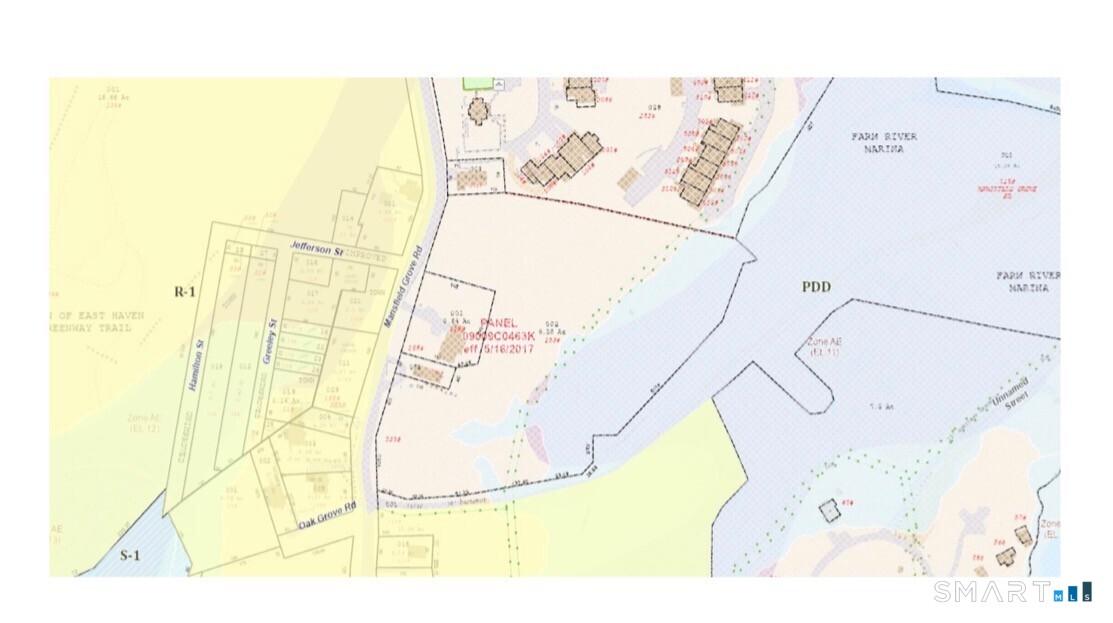 Image 1: GIS map photo with DEP and FEMA colors
