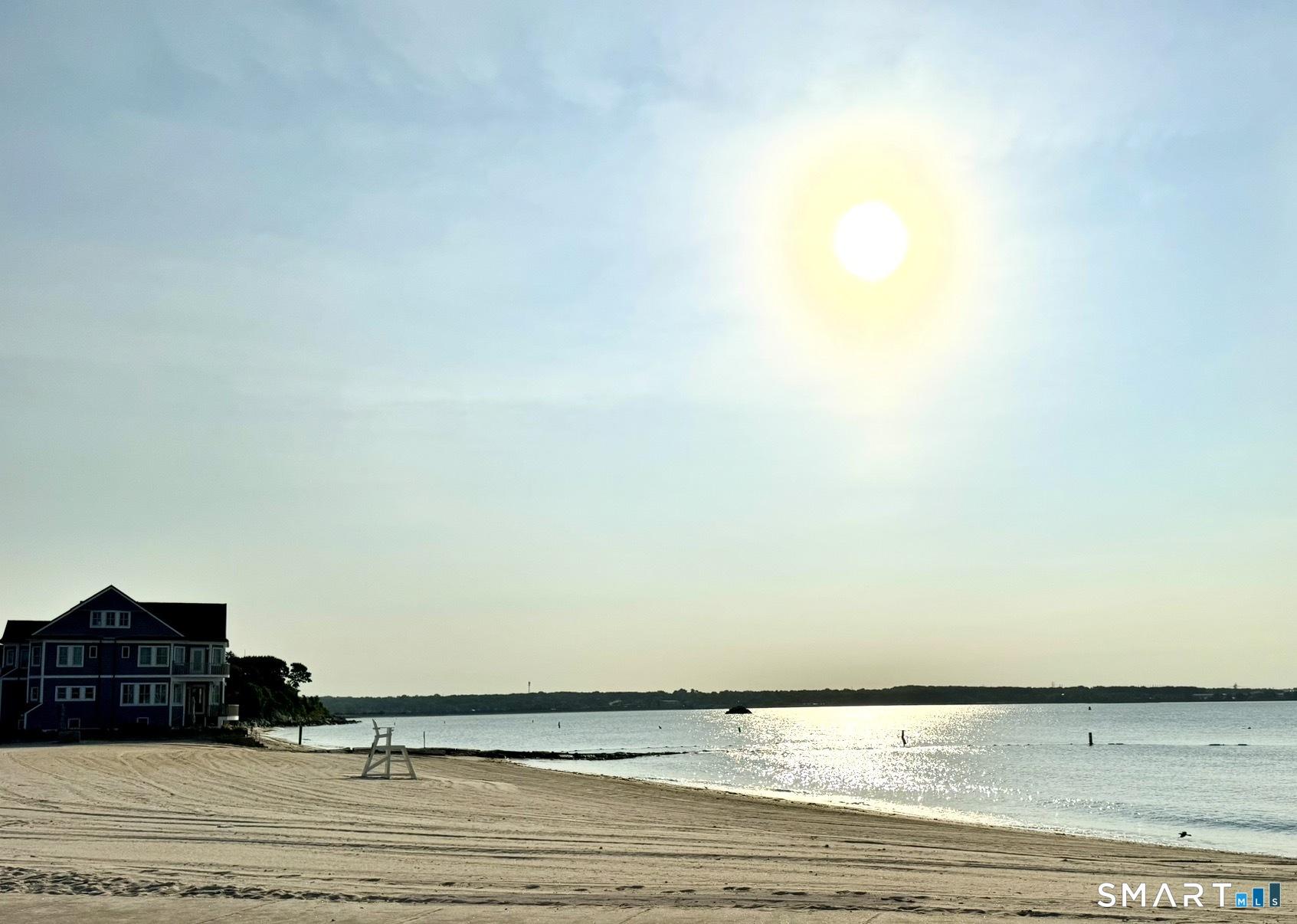 Image 3Waterfront: Beautiful Crescent Beach offers sandy shoreline, expansive water views, and lifeguarded swimming and raft in the summer.