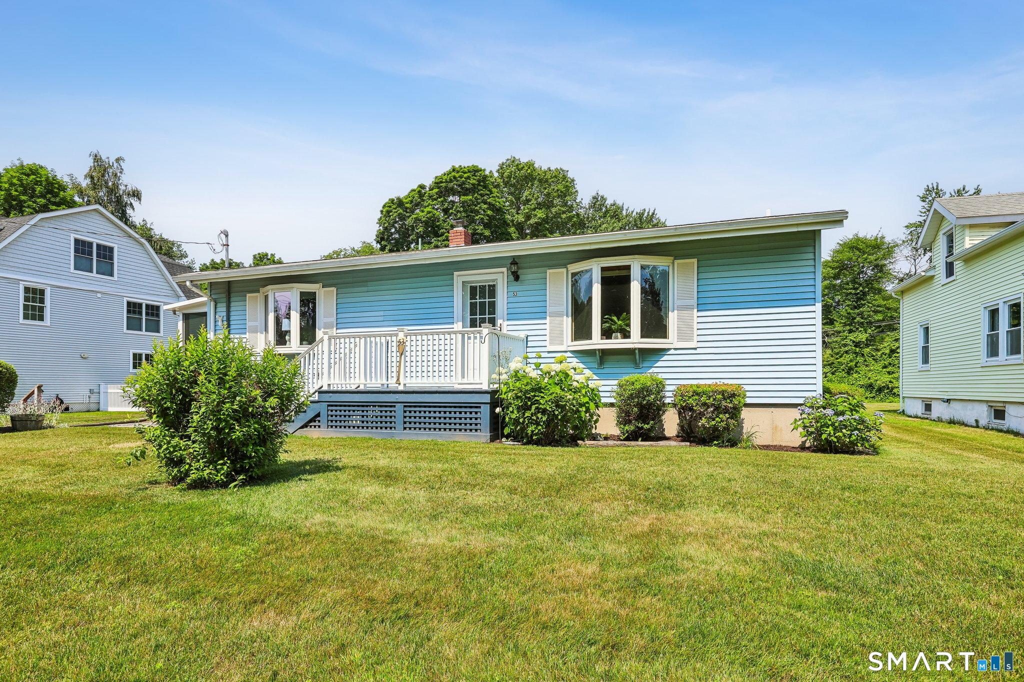 Image 1: Sweet 3- bedroom ranch. Full sized basement accessed through interior of the home. Plenty of storage.