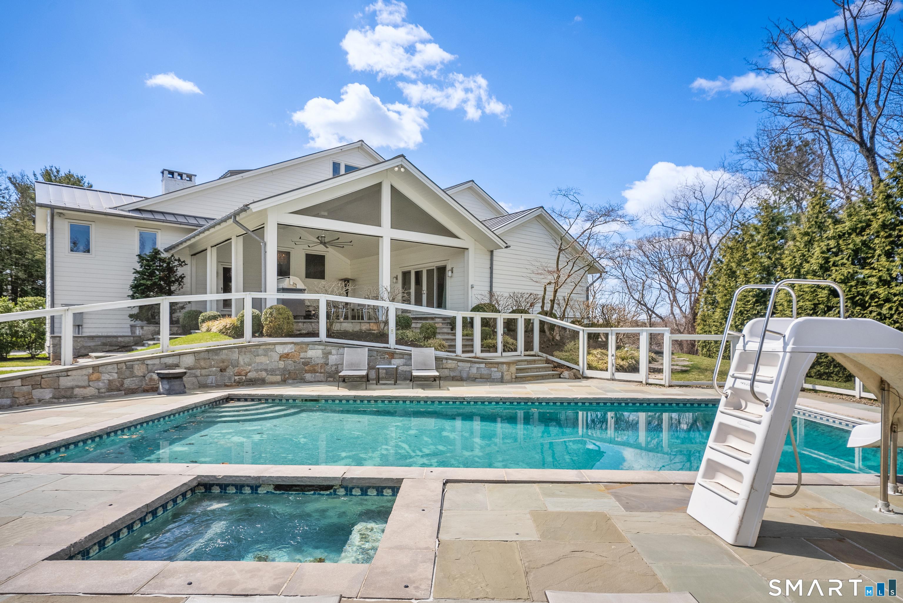 Image 2Back of House: Fenced in Pool and Spa