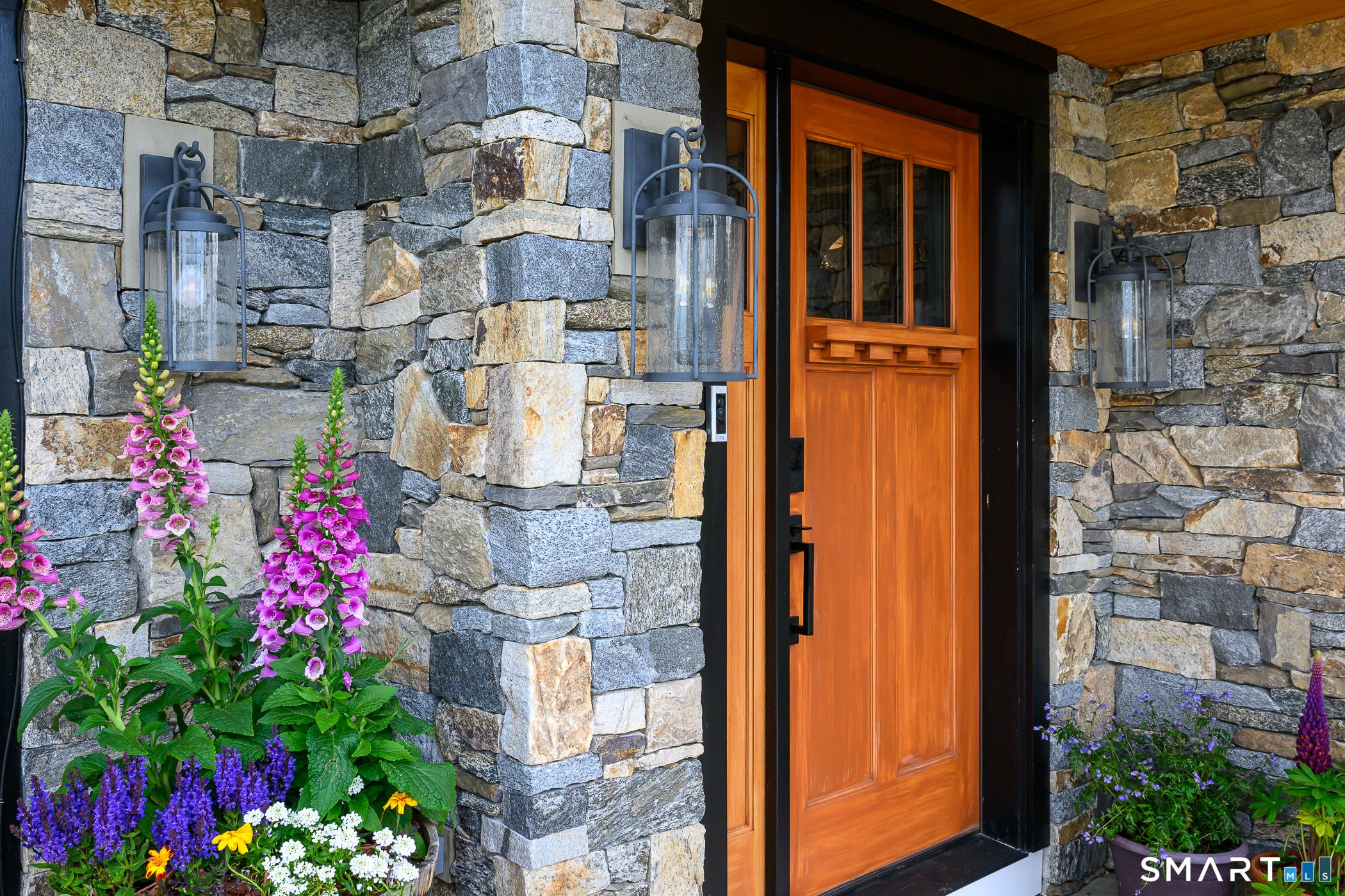Image 4Front Door: Beautiful stone entryway