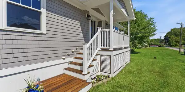 Image 3Front Door: IPE wood decking
