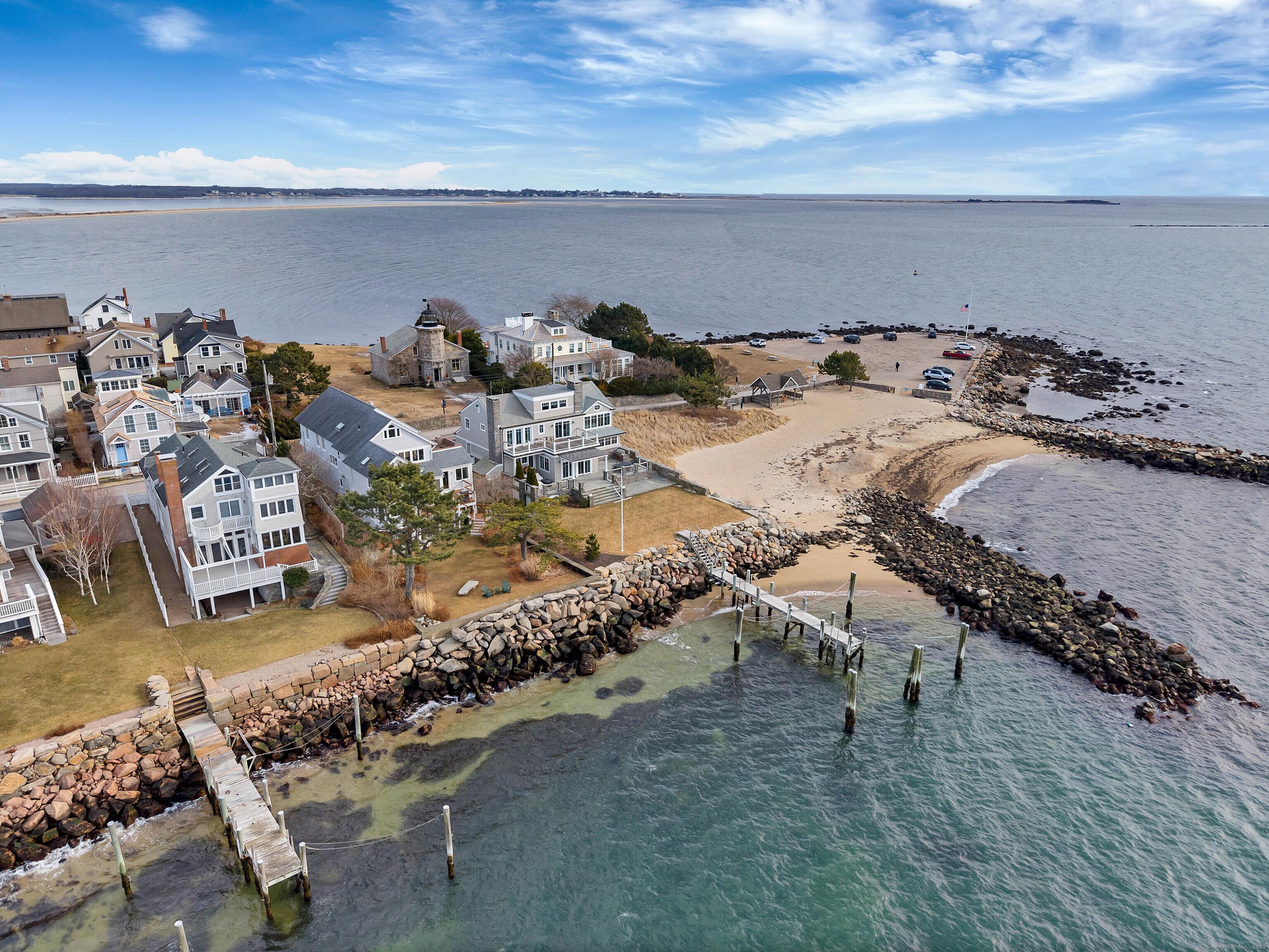 Image 1Waterfront: Home sits at point of Stonington Borough with amazing views all around