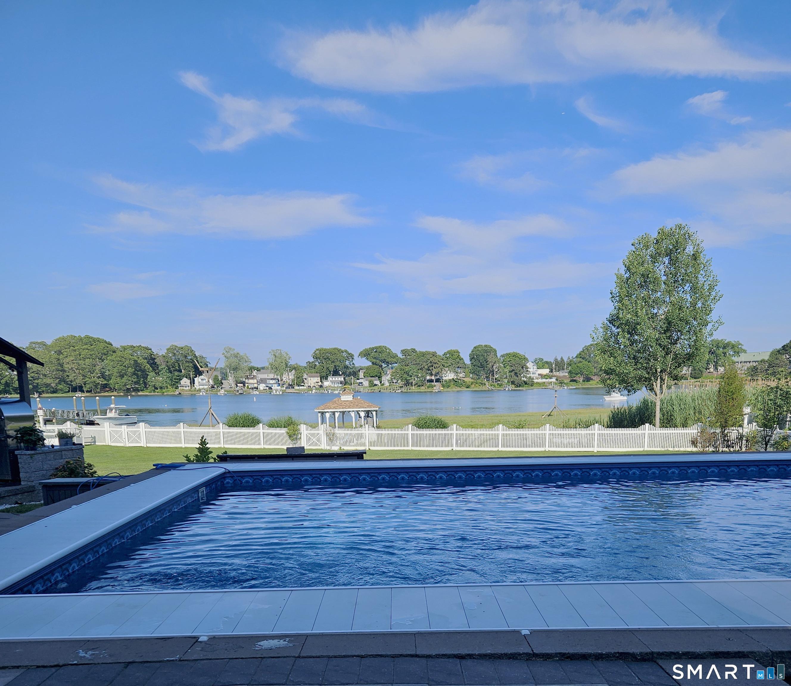 Image 1: Resort Living at It's Finest! 1.3 Manicured Acres with 160' of Direct Waterfront on Smith Cove with easy access to Niantic River and Long Island Sound. New Dock to be built prior to closing.