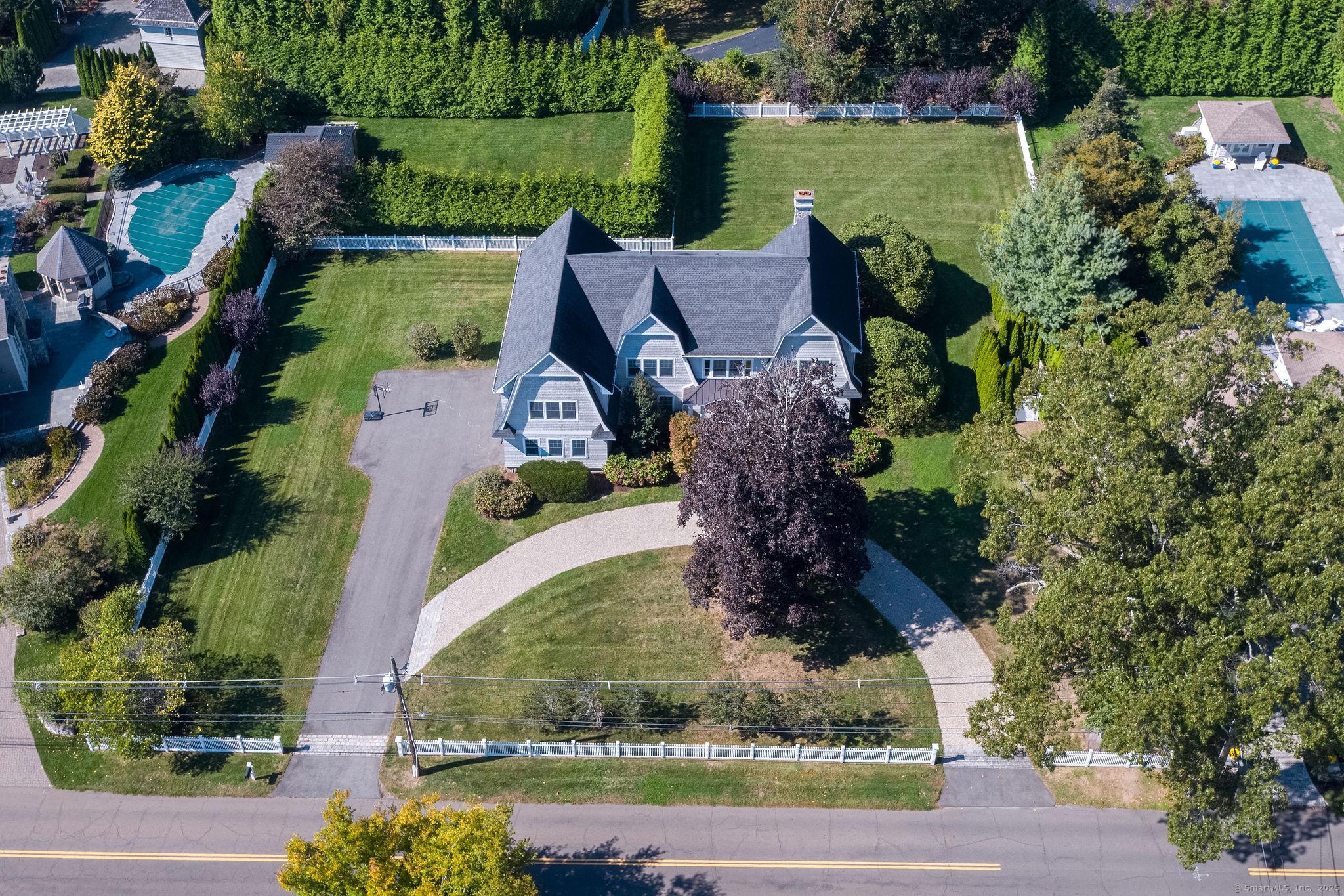 Image 2Front of House: Gorgeous custom built 4500+ s/f home. Highly efficient HVAC system including extra insulation between the 1st and 2nd floors so there's virtually no sound. Additional insulation in the attic allows it to be comfortable year round