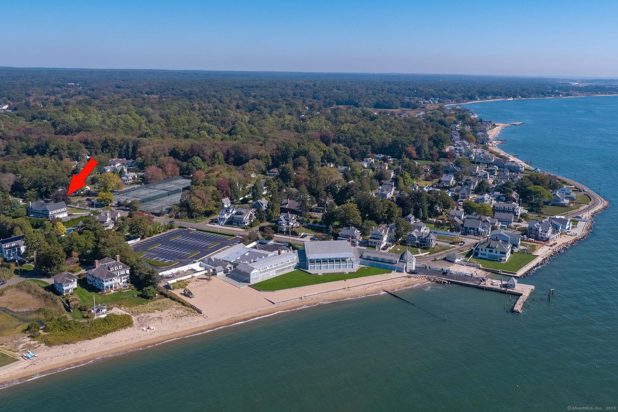 Image 4: Steps to the beach! Madison CT has the most gorgeous shoreline. The private Madison Beach Club is just steps away if you choose to join. There are other Madison town beaches that are a short walk or bike ride away.