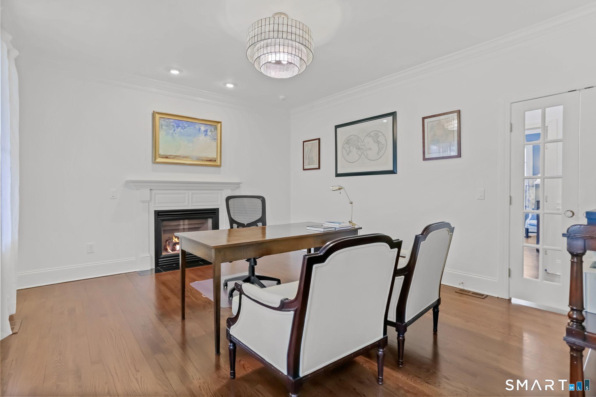 Image 4Office: Office or Formal Living Room with Fireplace