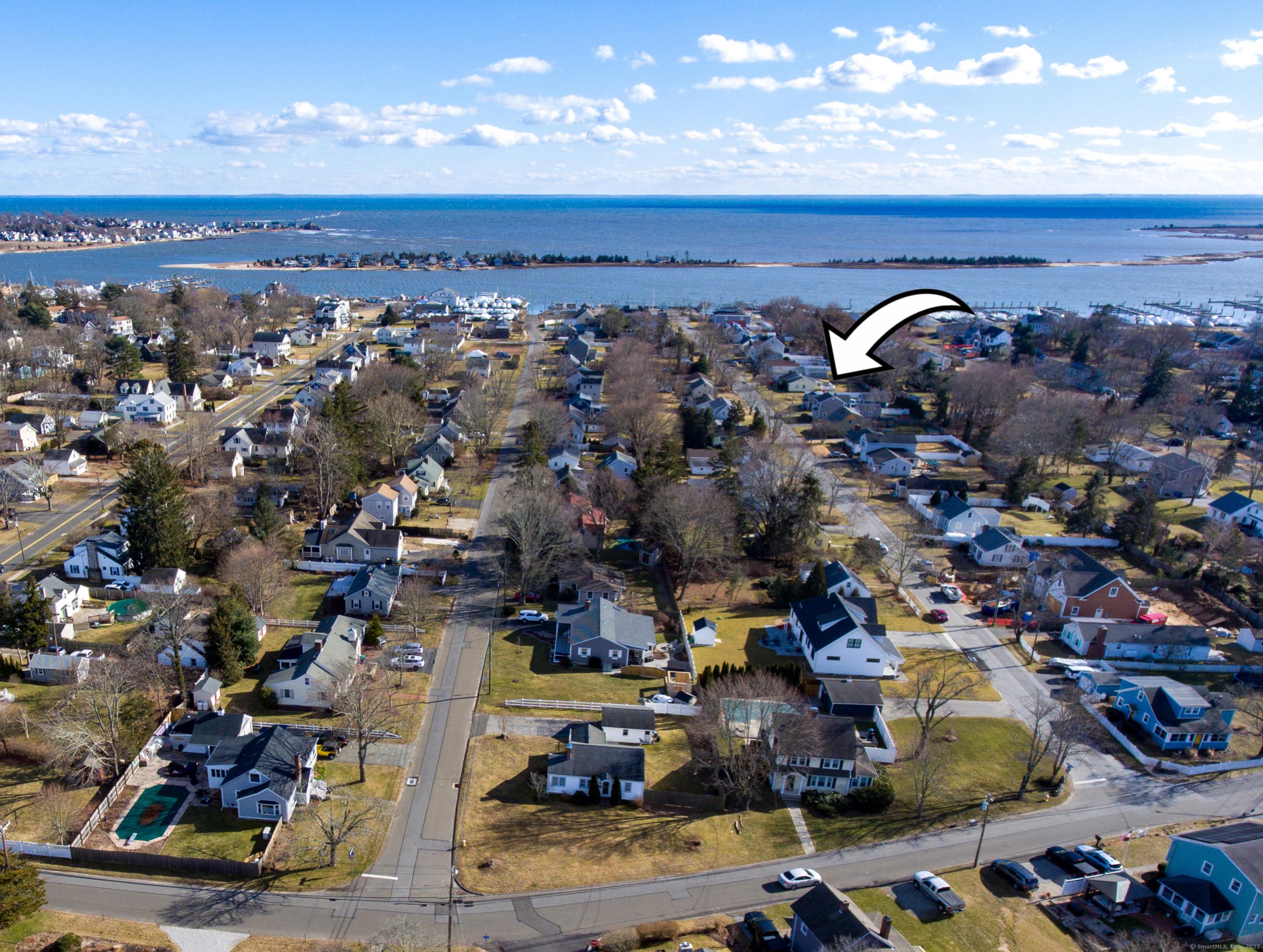Image 2Aerial View: Steps from the water! A wonderful coastal community!