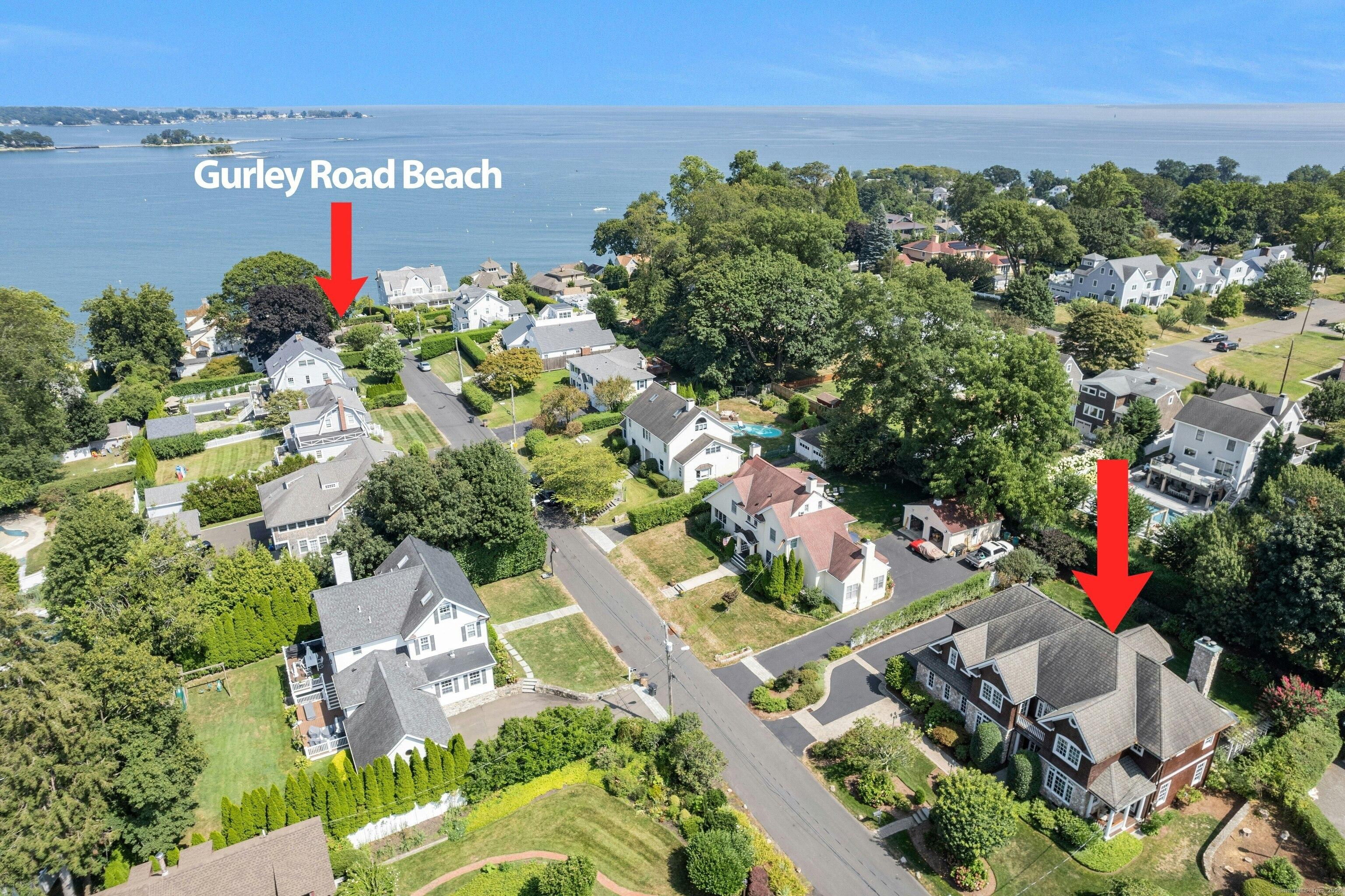 Image 2: Aerial of house and beach