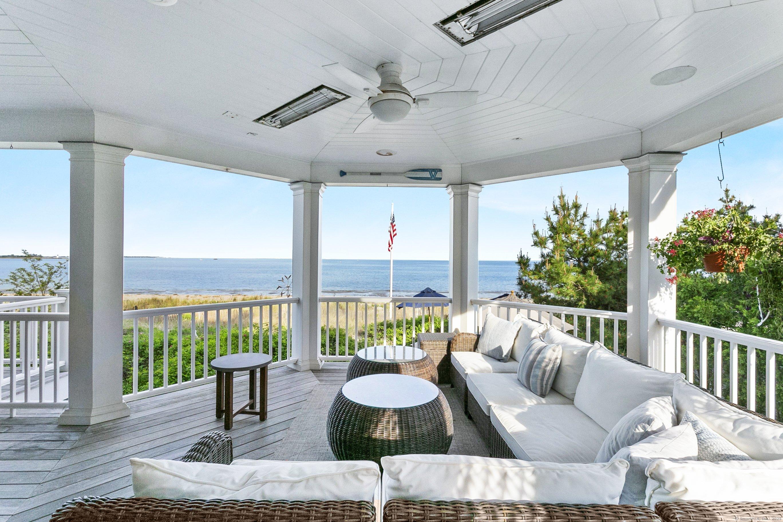 Image 3: Captivating sunrises from your heated deck overlooking Long Island Sound.